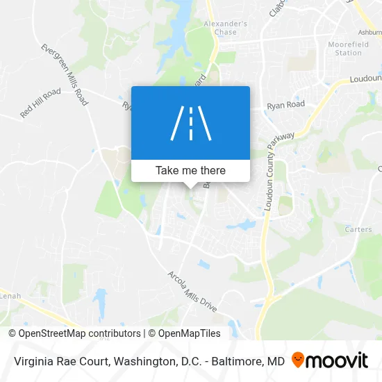 Virginia Rae Court map