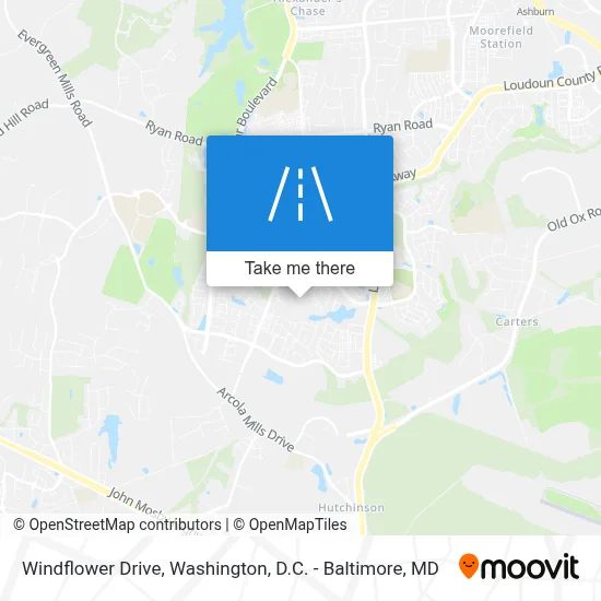 Windflower Drive map