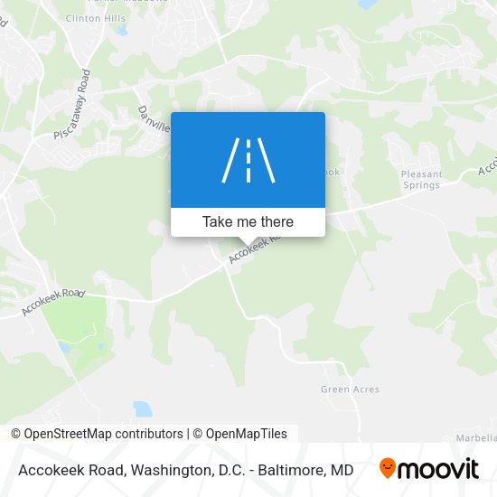 Mapa de Accokeek Road