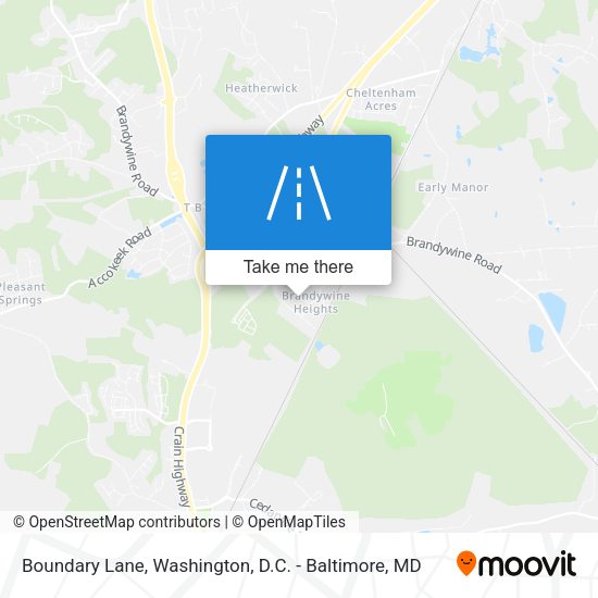 Mapa de Boundary Lane