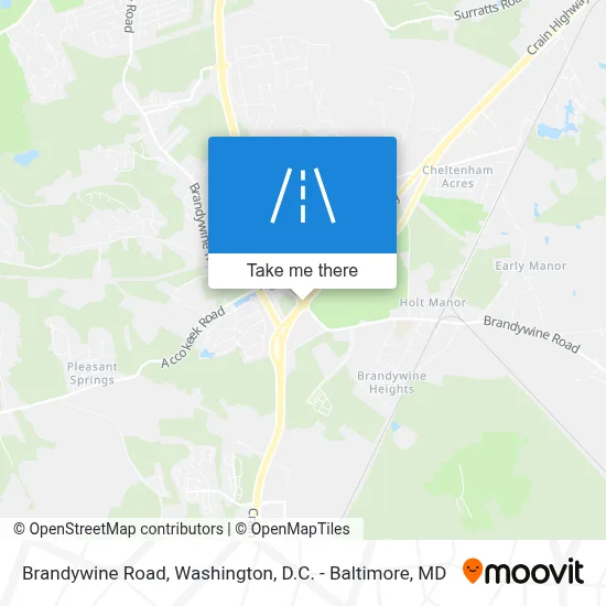 Brandywine Road map