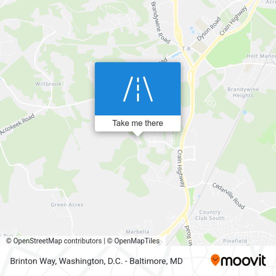 Mapa de Brinton Way
