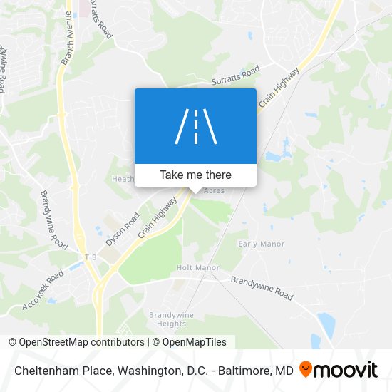 Mapa de Cheltenham Place
