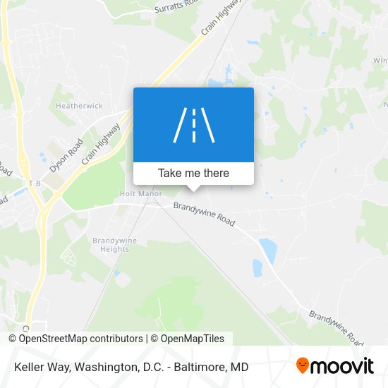 Keller Way map