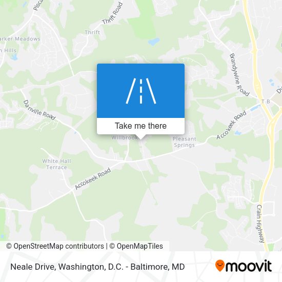 Mapa de Neale Drive