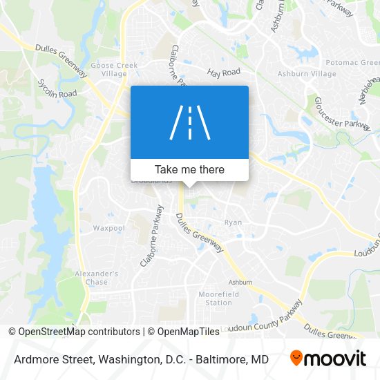 Ardmore Street map