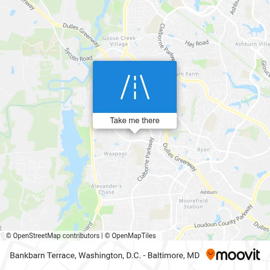 Bankbarn Terrace map