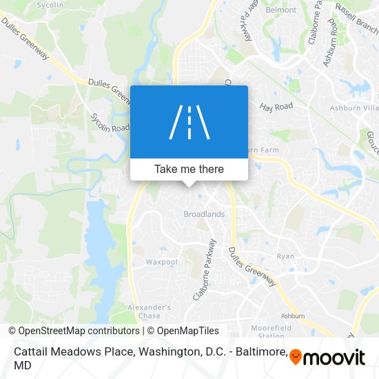 Cattail Meadows Place map