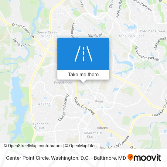 Center Point Circle map