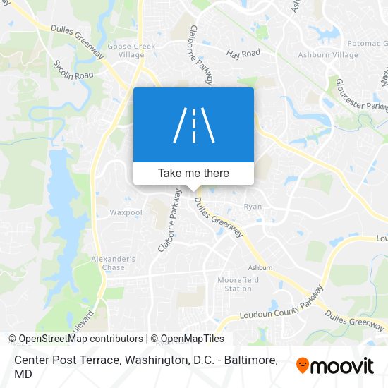 Mapa de Center Post Terrace