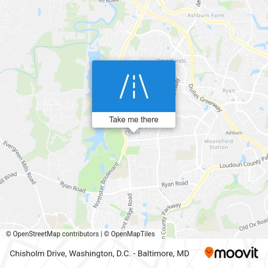 Chisholm Drive map