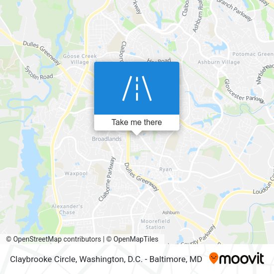 Claybrooke Circle map