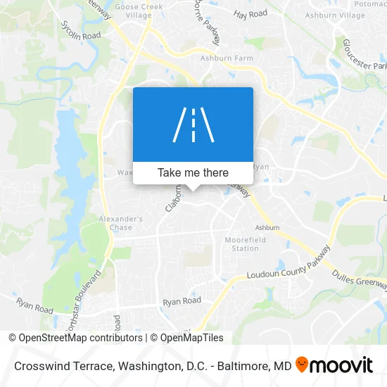 Crosswind Terrace map
