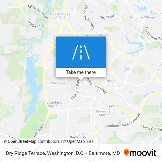 Dry Ridge Terrace map