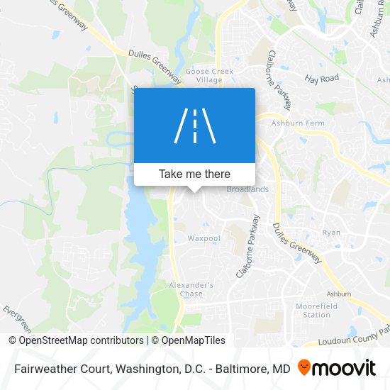 Mapa de Fairweather Court