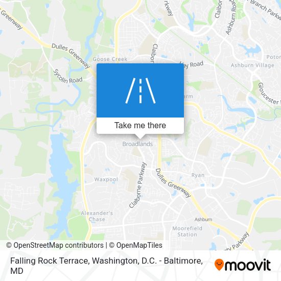 Falling Rock Terrace map