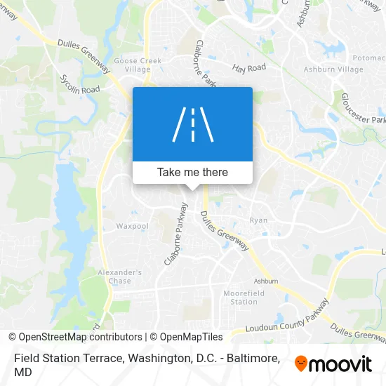 Field Station Terrace map