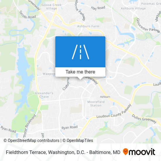 Fieldthorn Terrace map