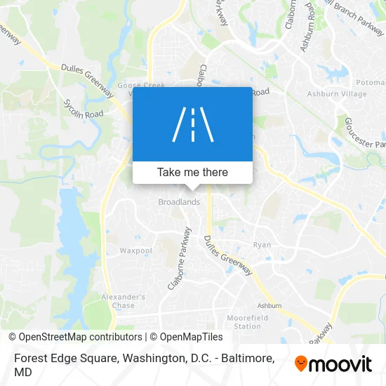 Forest Edge Square map