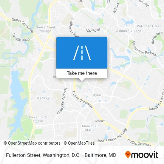 Fullerton Street map