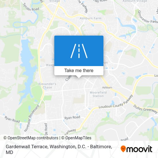 Gardenwall Terrace map