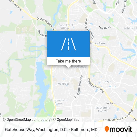 Mapa de Gatehouse Way
