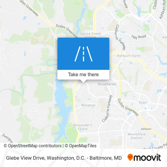 Glebe View Drive map