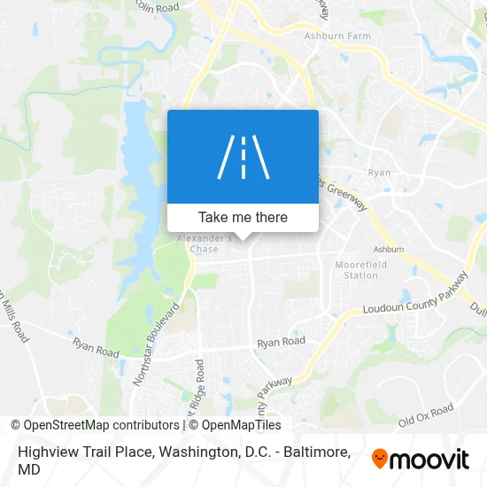 Highview Trail Place map