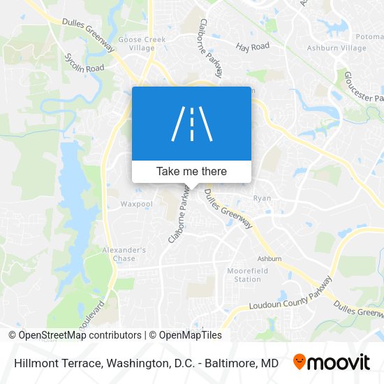 Hillmont Terrace map