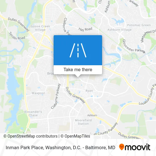 Inman Park Place map