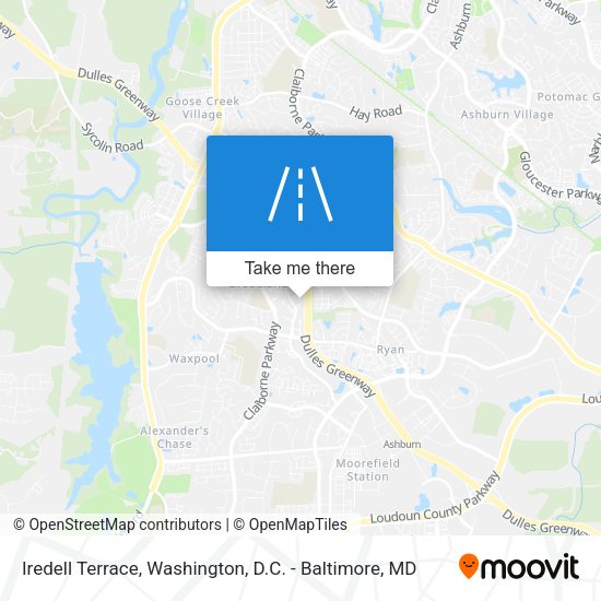 Iredell Terrace map