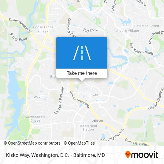 Kisko Way map