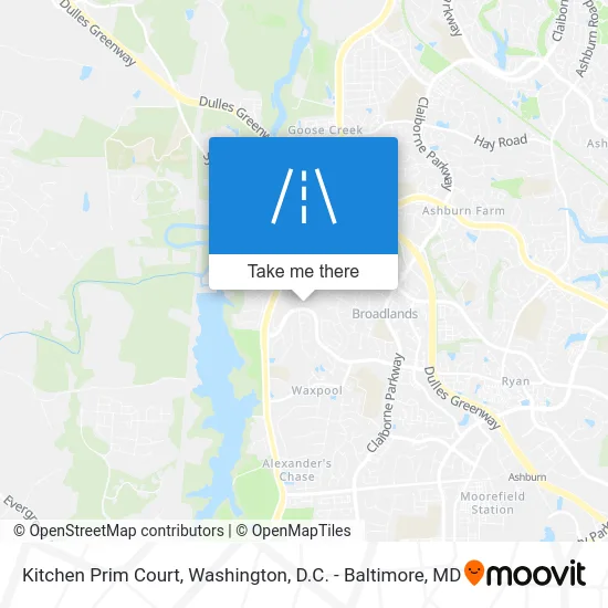 Kitchen Prim Court map