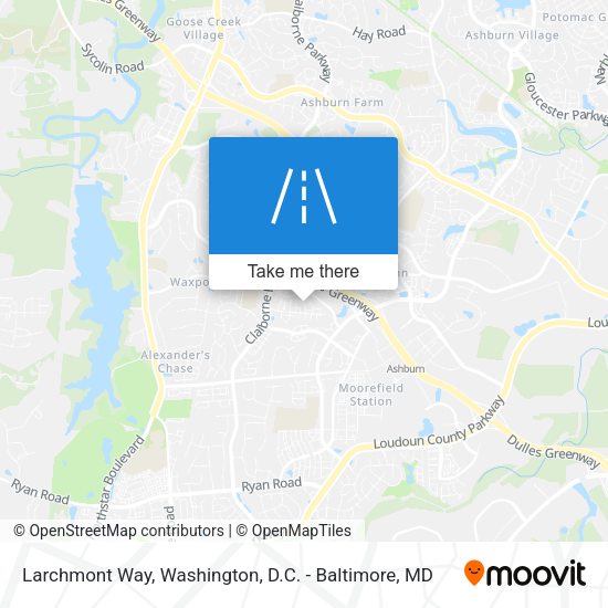 Larchmont Way map