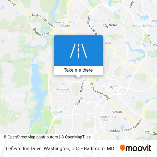 Lefevre Inn Drive map