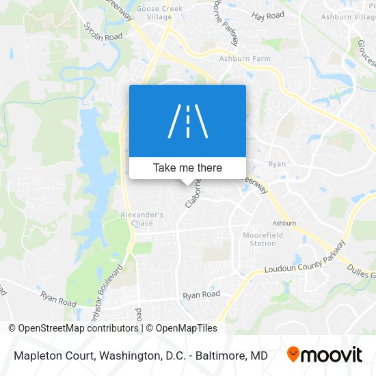 Mapleton Court map