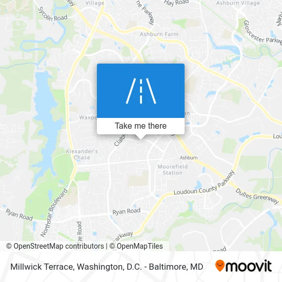 Millwick Terrace map