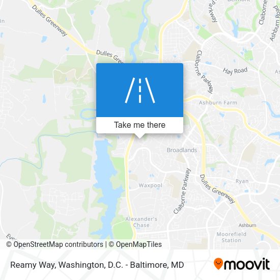 Reamy Way map