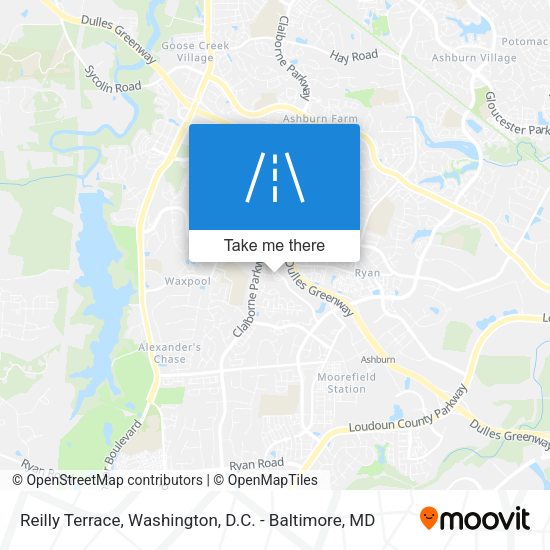 Reilly Terrace map