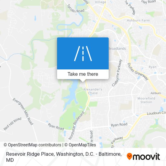 Mapa de Resevoir Ridge Place