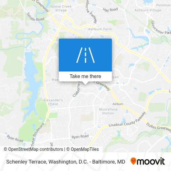 Schenley Terrace map