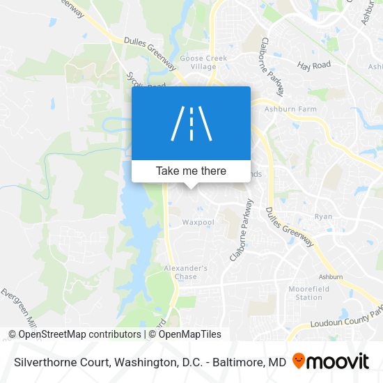 Silverthorne Court map
