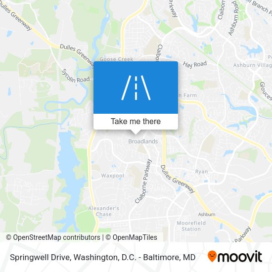 Mapa de Springwell Drive
