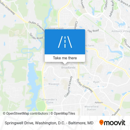 Springwell Drive map