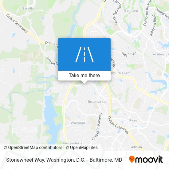 Stonewheel Way map