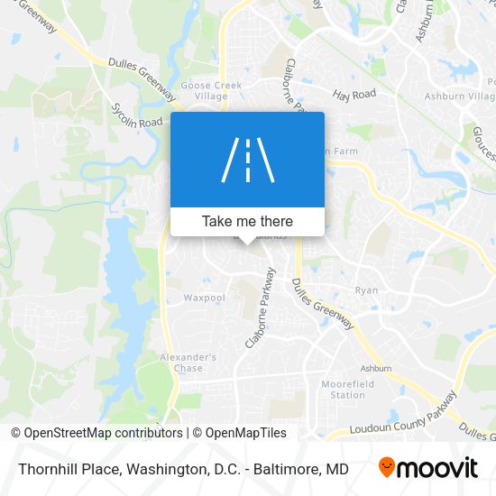 Mapa de Thornhill Place