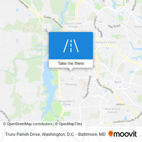 Truro Parish Drive map