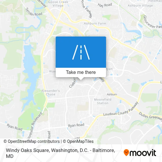 Windy Oaks Square map