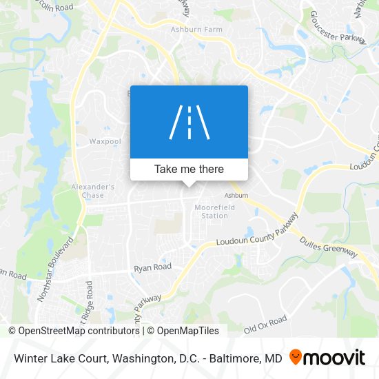 Mapa de Winter Lake Court