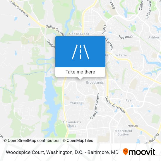 Mapa de Woodspice Court